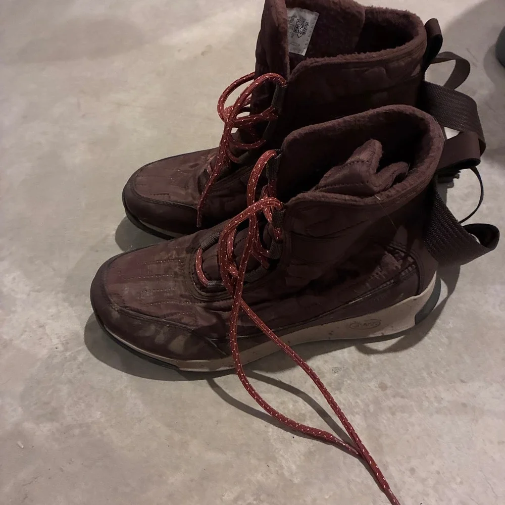 Chaco Borealis Quilt Waterproof Winter Boots Brown Mahogany JCH108408 Womens 8